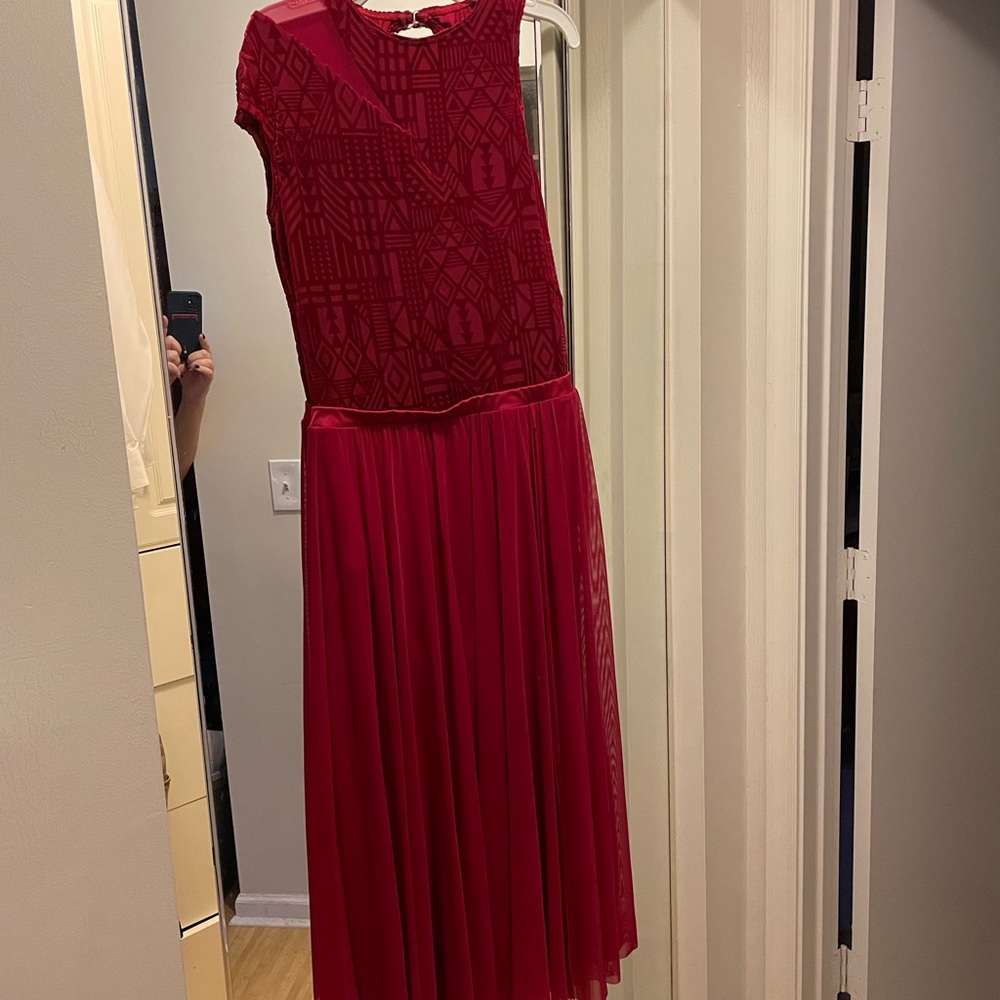 Weissman Lyrical Dance Costume -Red - image 2